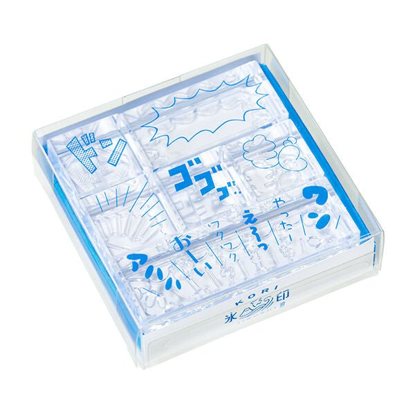 Kori Jirushi Ice Cube Stamp 6 - Piece Set / KING JIM - bungu