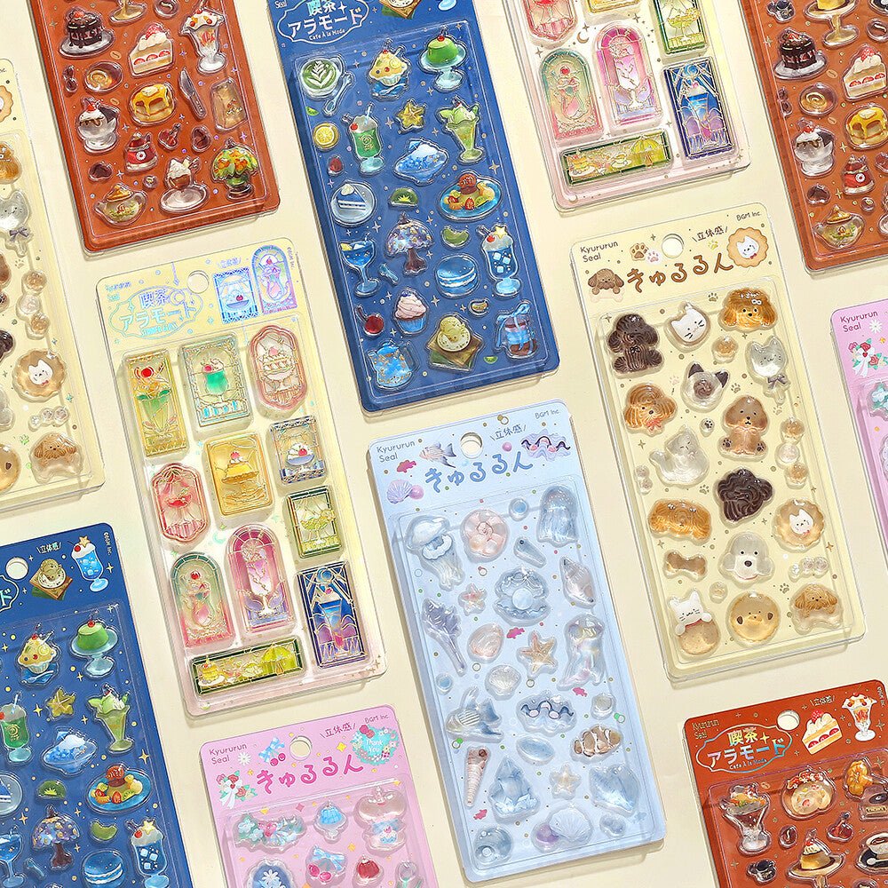 Kyururun 3D Stickers Vol. 1 / BGM - bungu