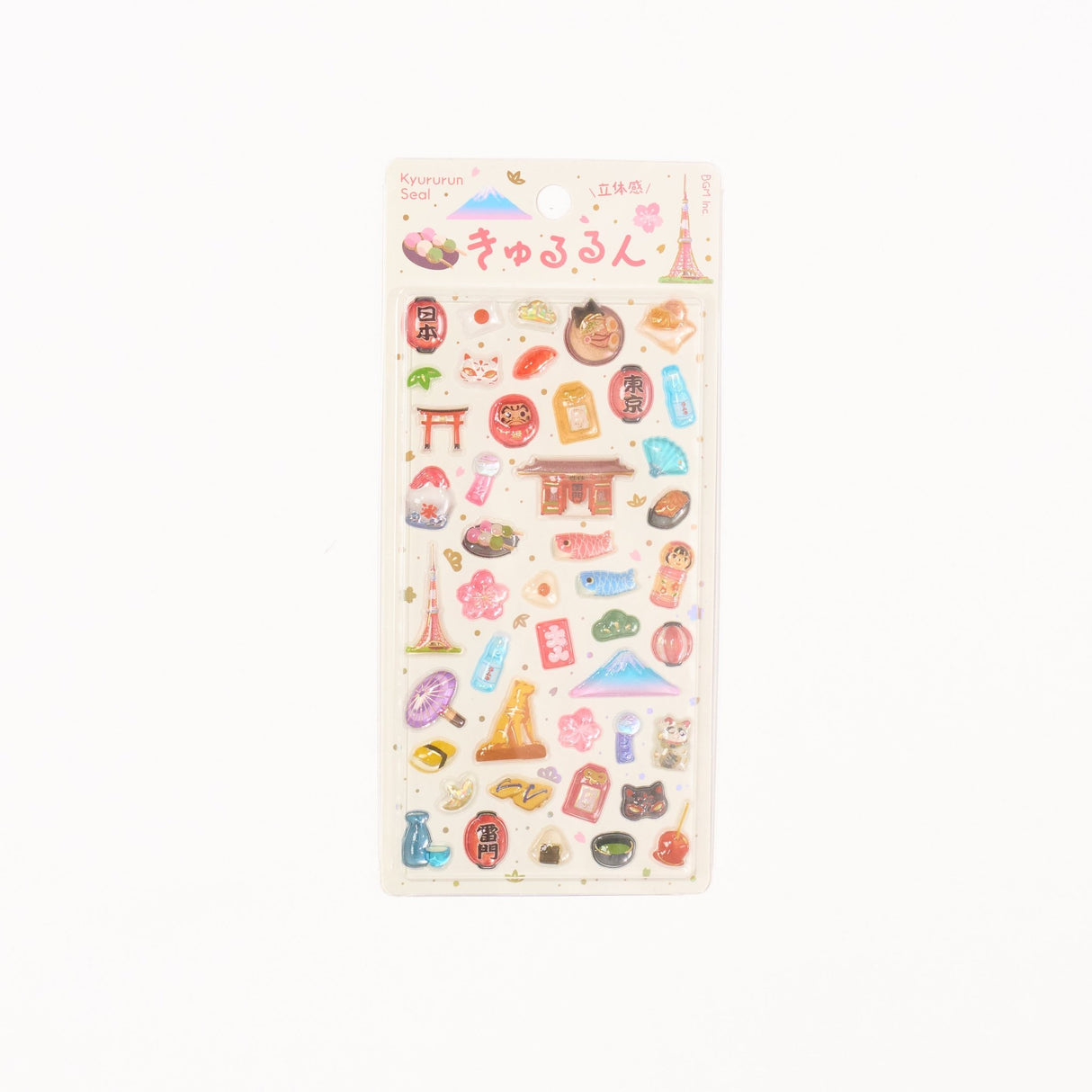 Kyururun 3D Stickers Vol. 3 / BGM - bungu