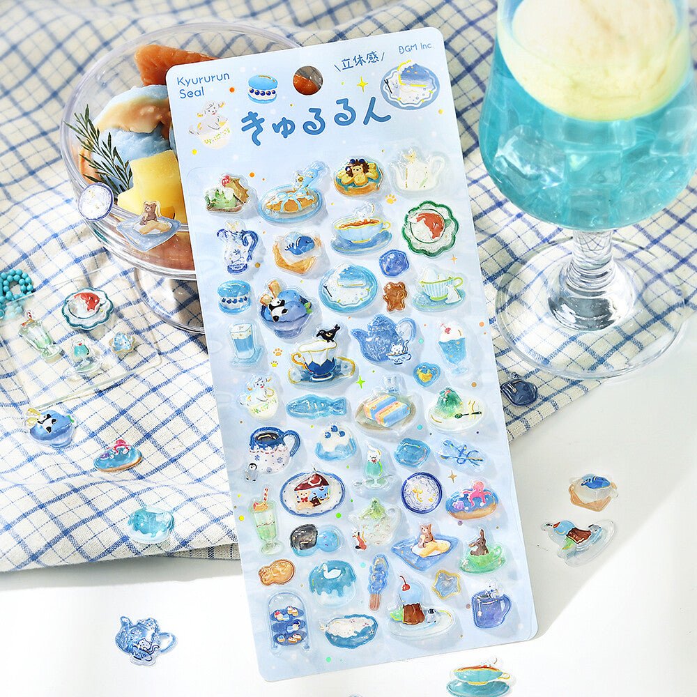 Kyururun 3D Stickers Vol. 4 / BGM - bungu