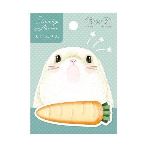 Large Mouth Sticky Notes Animal Collection / Gakken Sta:Ful - bungu