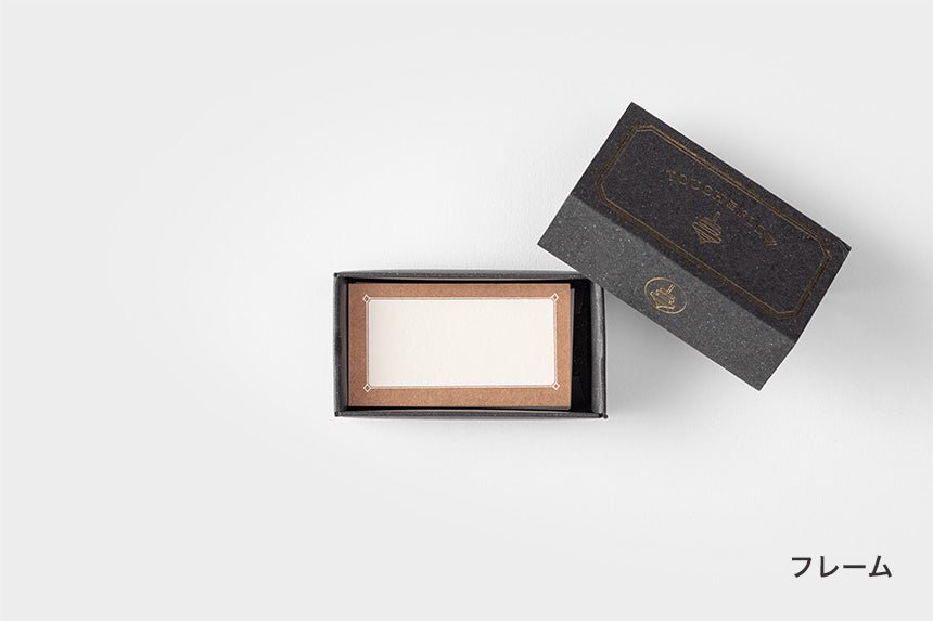 Letterpress Mini Message Cards / TOUCH & FLOW - bungu