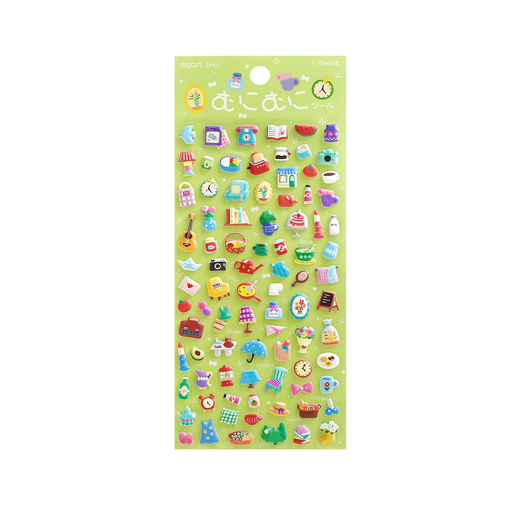 Munimuni 3D Sheet Sticker Vol.2 / BGM