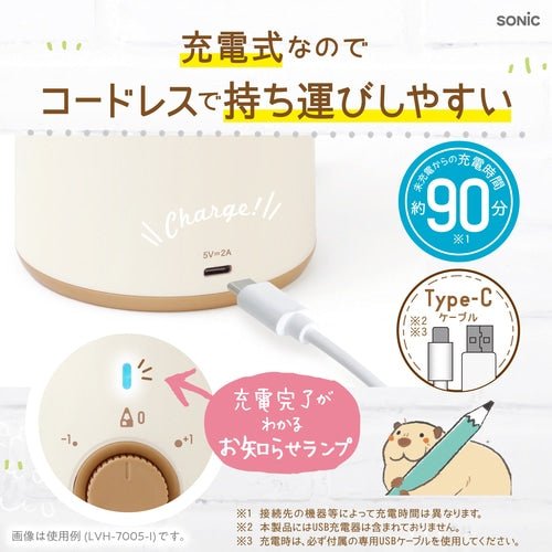 Livgak Rechargeable Electric Pencil Sharpener / Sonic - bungu