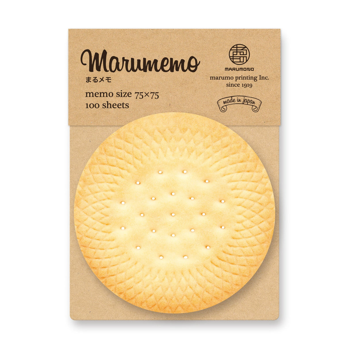 Marumemo Round Memo Pad / Marumo Printing - bungu