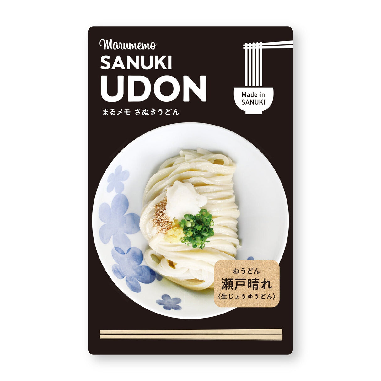 Marumemo Sanuki Udon Round Memo Pad / Marumo Printing - bungu