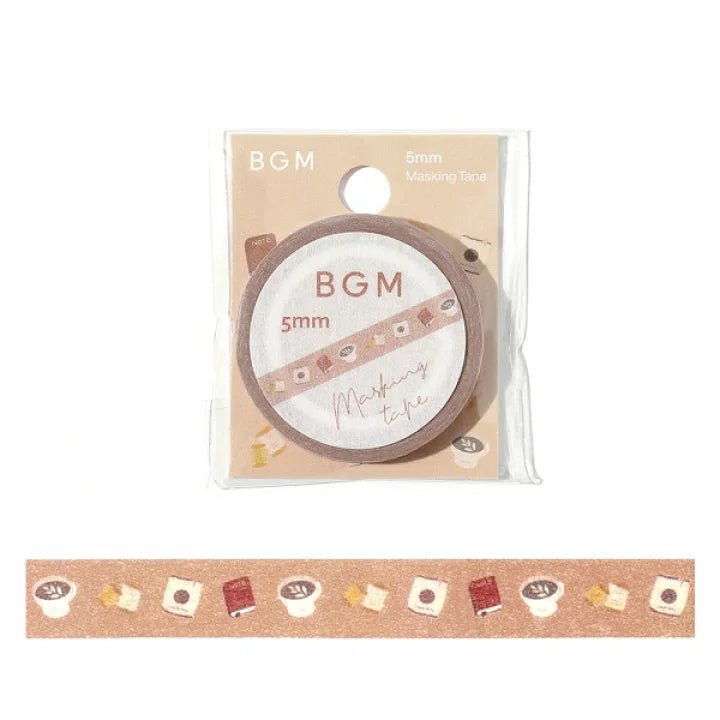 Masking Tape Life 5mm / BGM - bungu