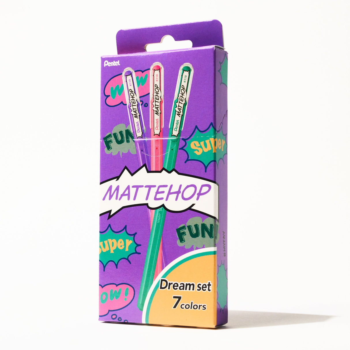 Mattehop Gel Ink Pen Set / Pentel - bungu