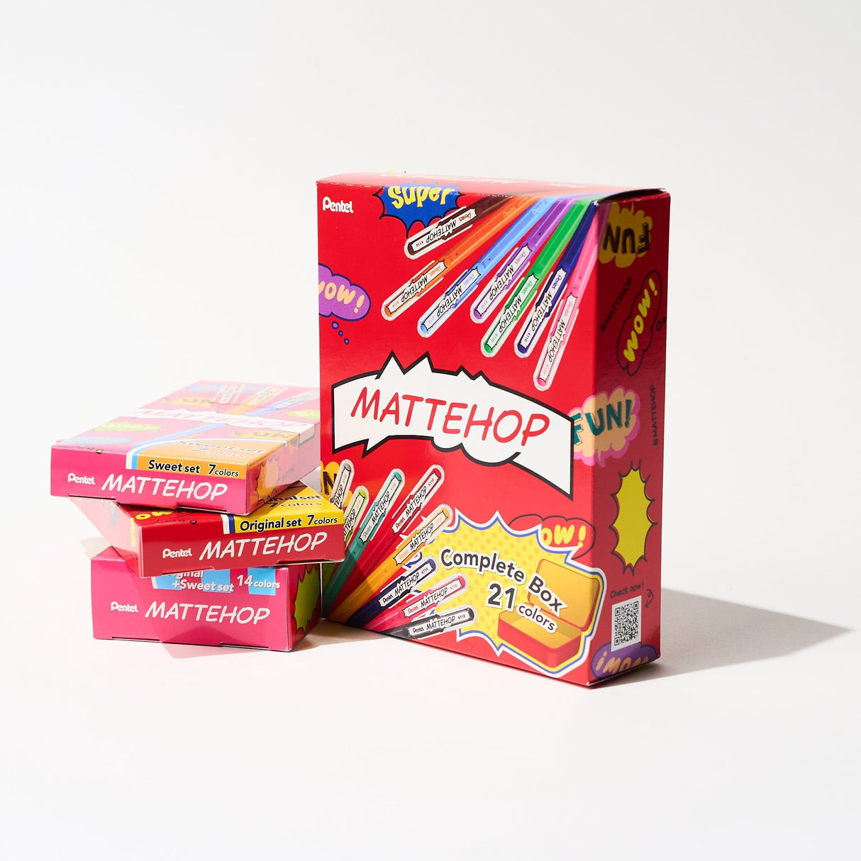 Mattehop Gel Ink Pen Set / Pentel - bungu