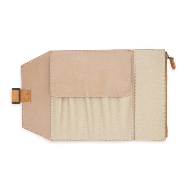 MAYA Leather Roll Pen Case / Luddite - bungu