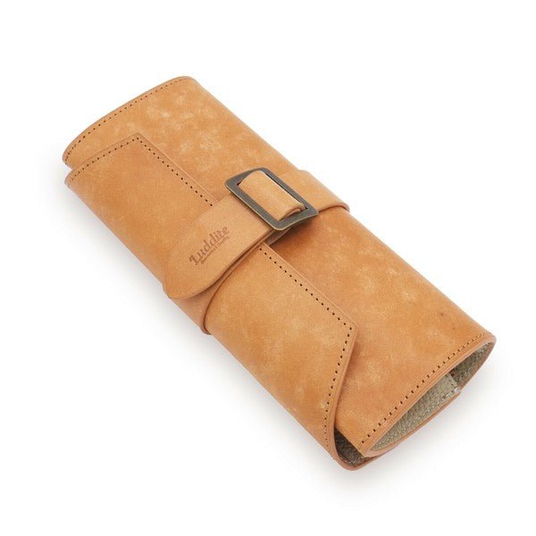 MAYA Leather Roll Pen Case / Luddite - bungu