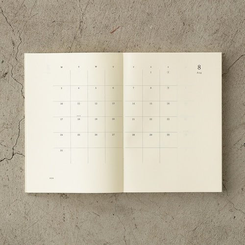 MD Notebook Diary Slim 2026 / Midori DESIGNPHIL - bungu