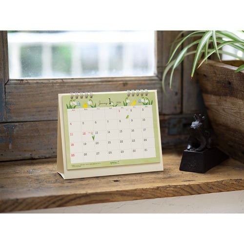 Medium Ring Desk Calendar 2026 / MIDORI - bungu