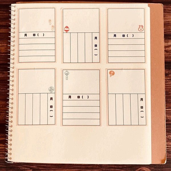 Memo Masking Tape Retro Series / Kinokosya - bungu