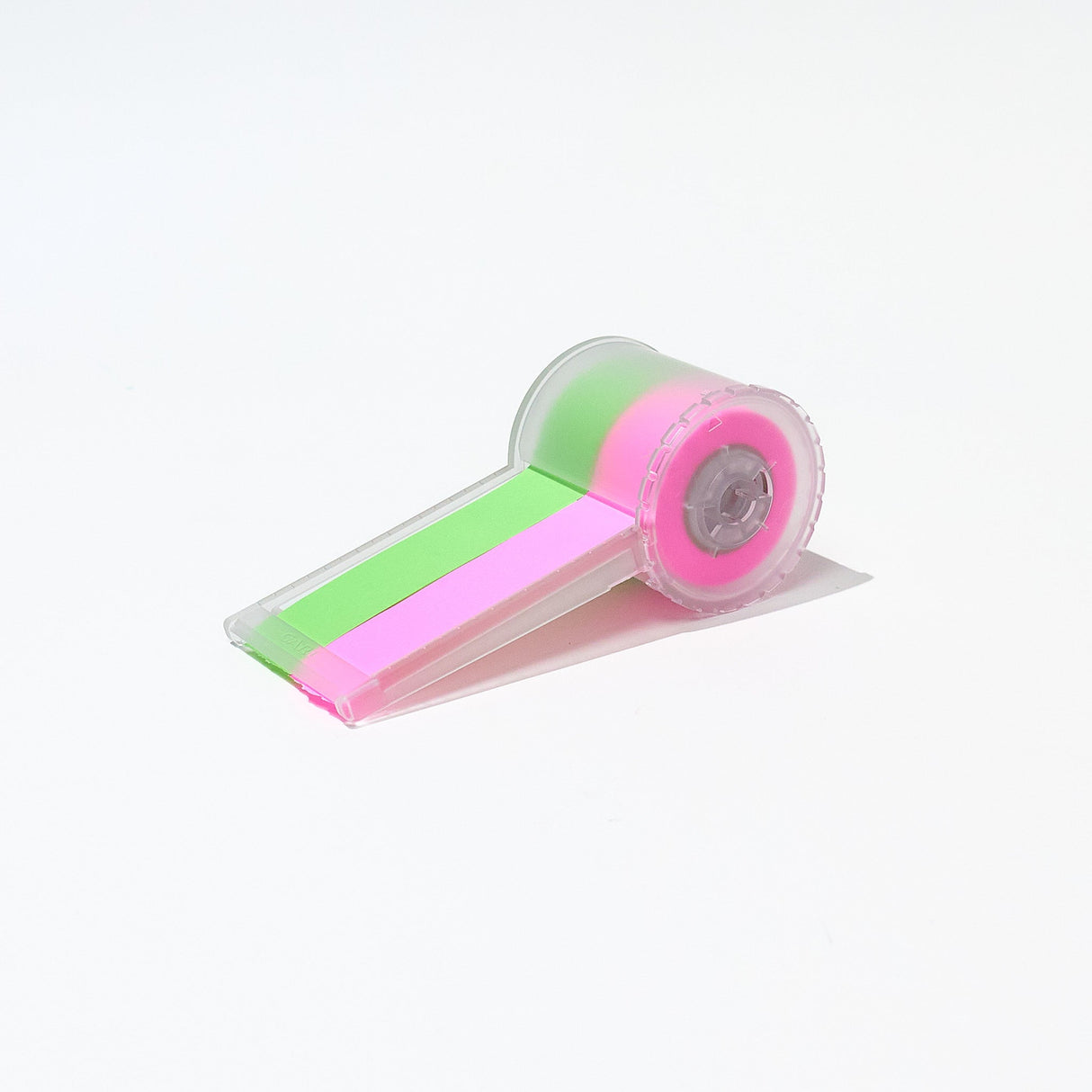 Memoc Roll Sticky Note Fluorescent Color 25mm 2 Rolls / Yamato - bungu