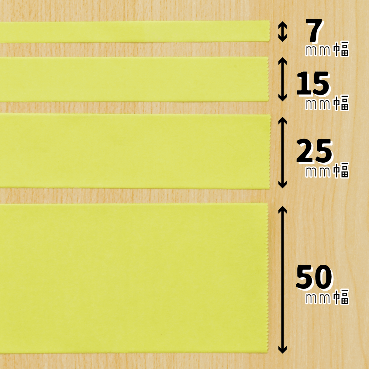 Memoc Roll Sticky Note Fluorescent Color 25mm 2 Rolls / Yamato - bungu