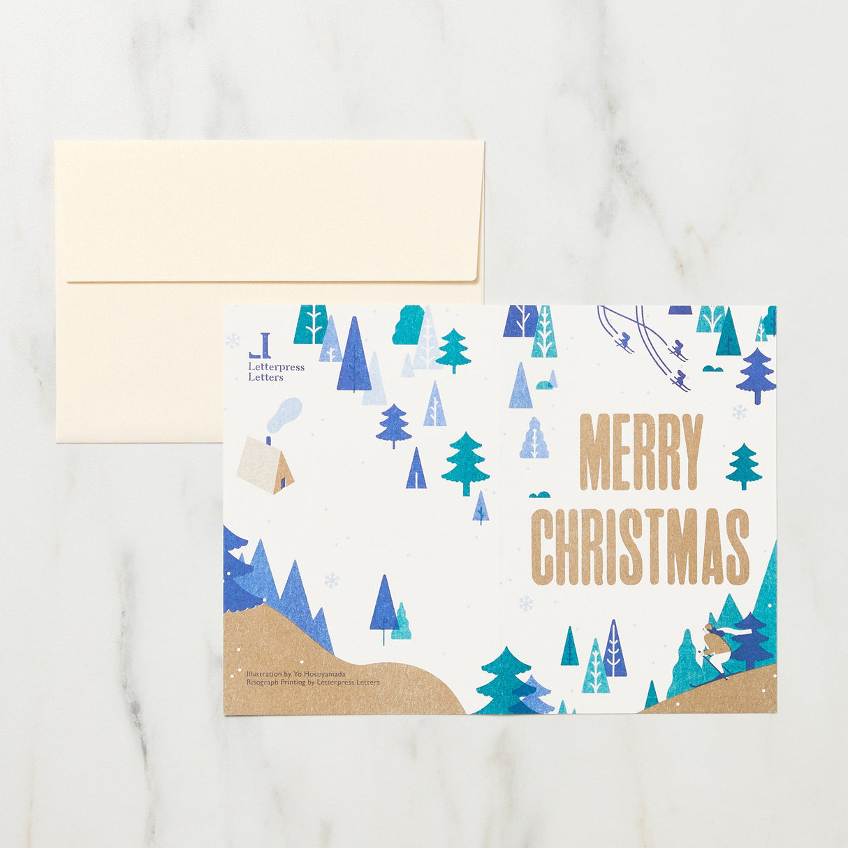 Merry Christmas Cards / Letterpress Letters - bungu