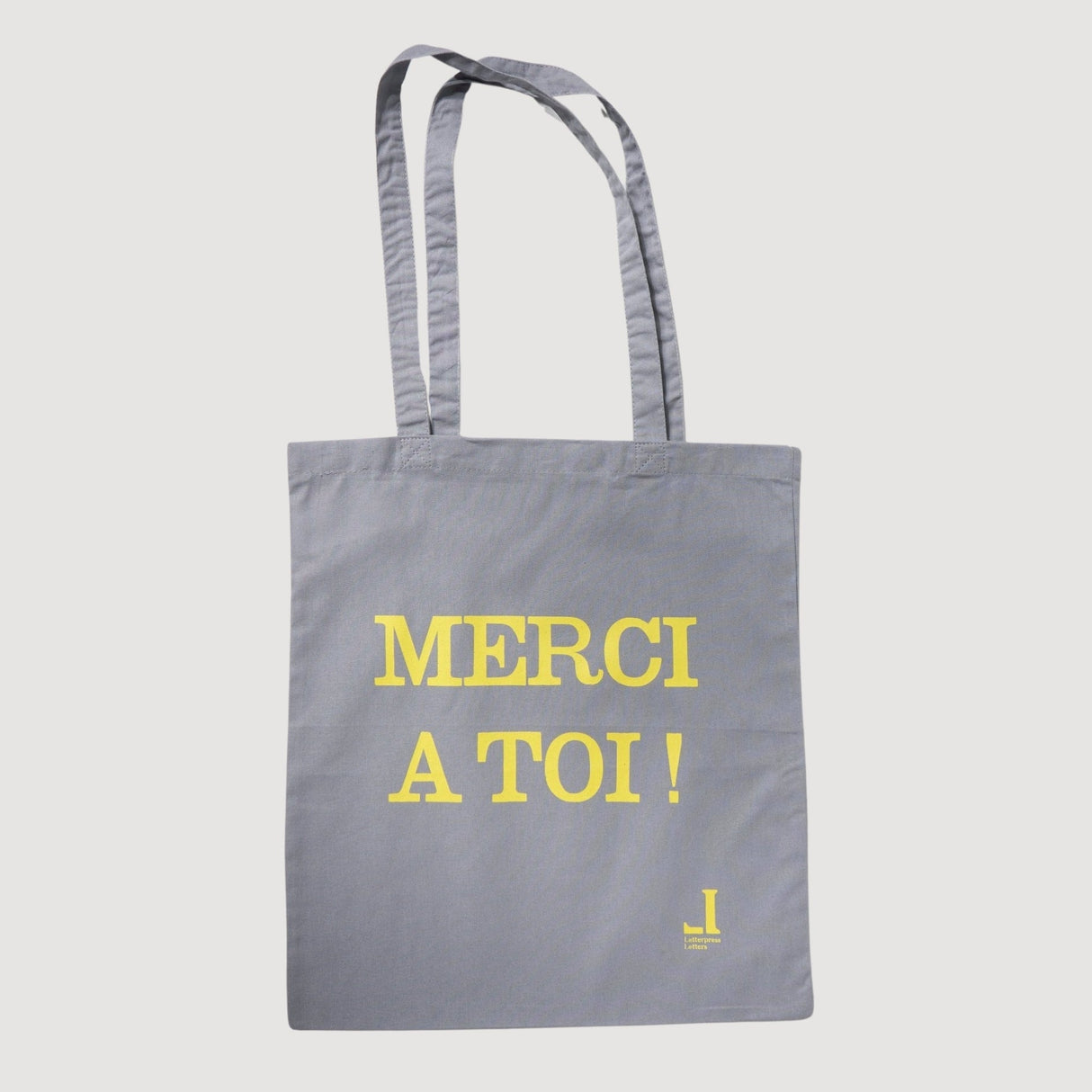 Message Tote Bag / Letterpress Letters - bungu
