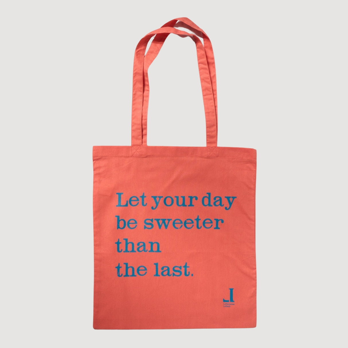 Message Tote Bag / Letterpress Letters - bungu