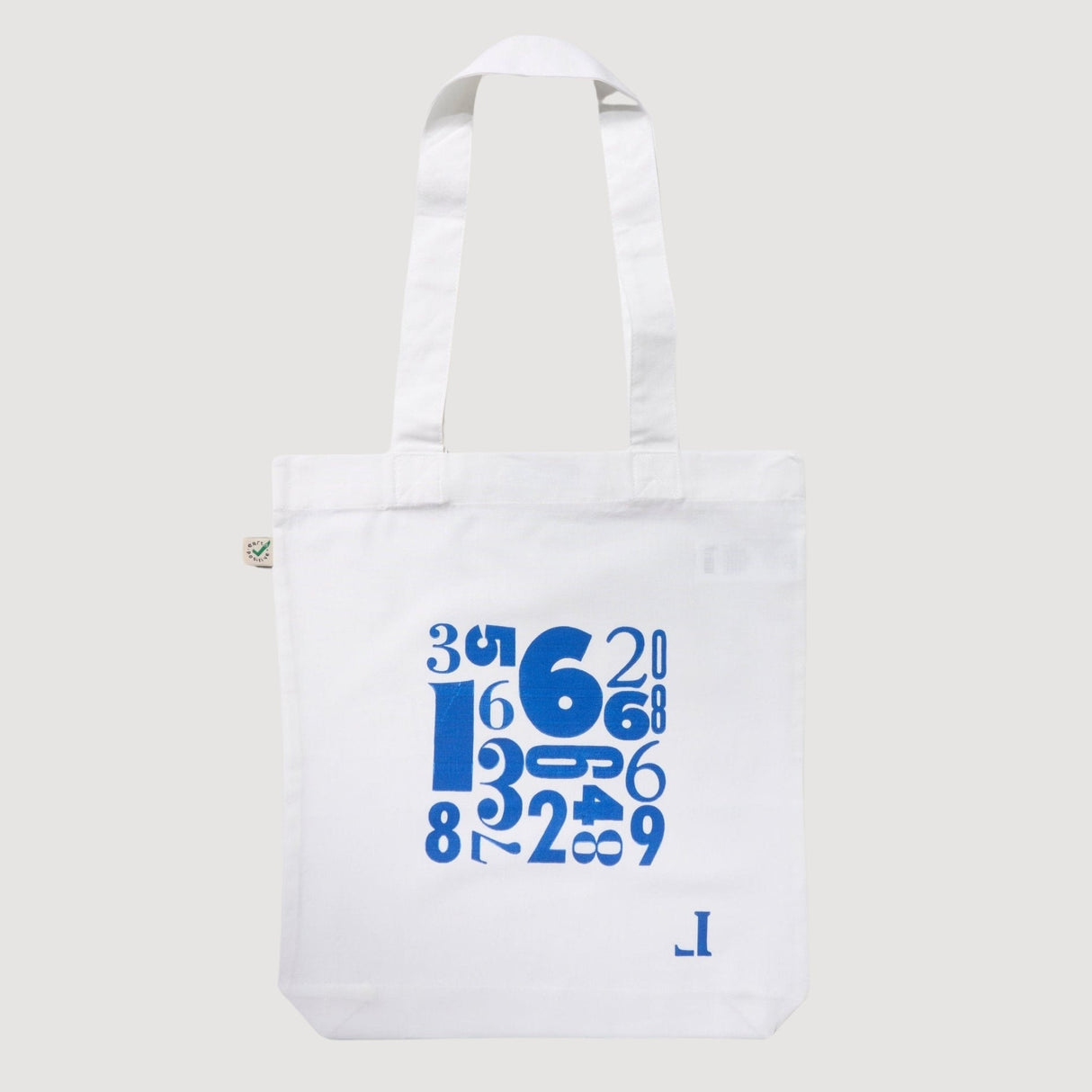 Message Tote Bag with Gusset / Letterpress Letters - bungu