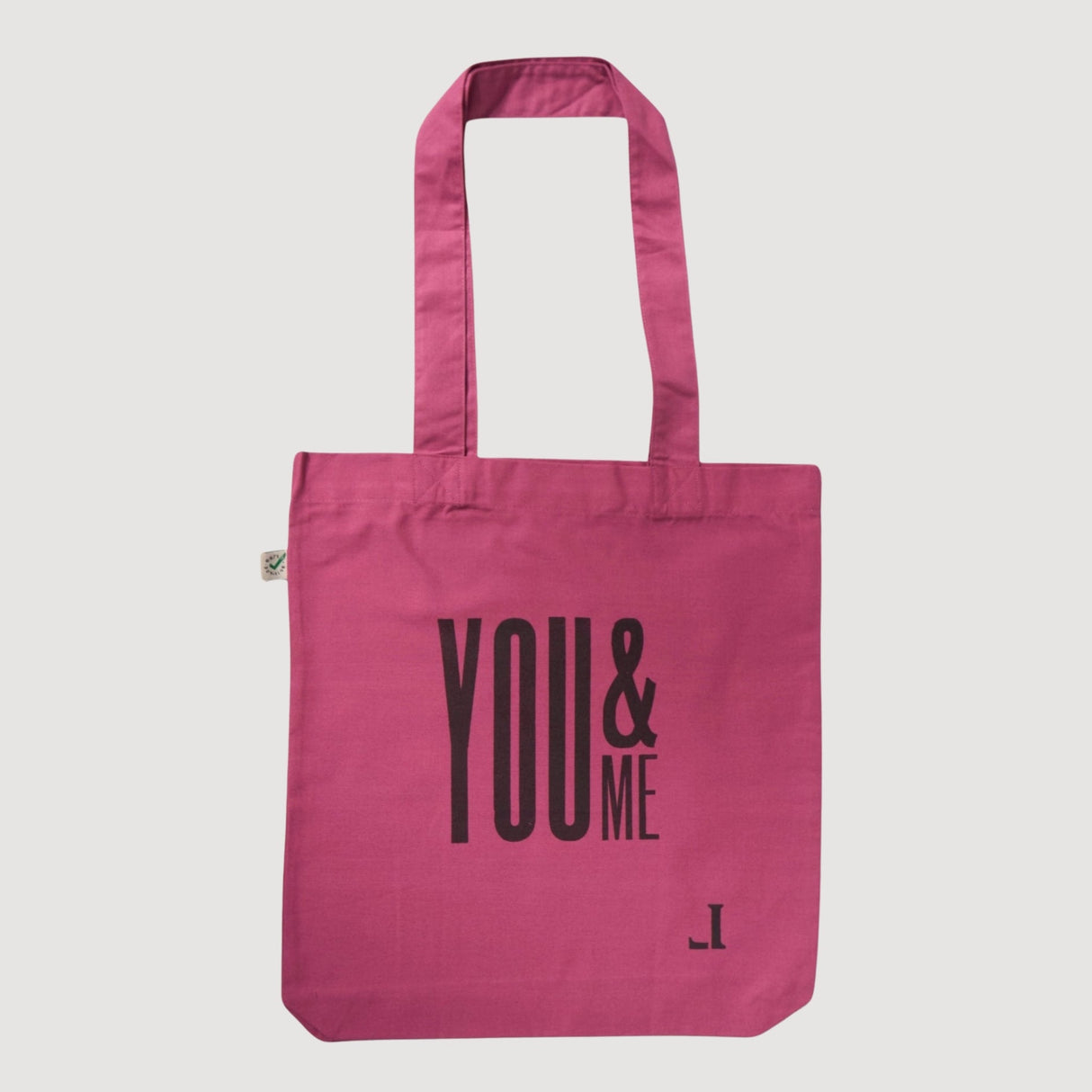 Message Tote Bag with Gusset / Letterpress Letters - bungu
