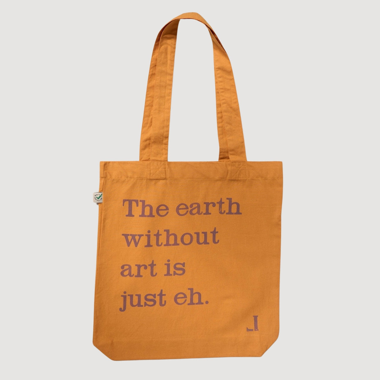 Message Tote Bag with Gusset / Letterpress Letters - bungu