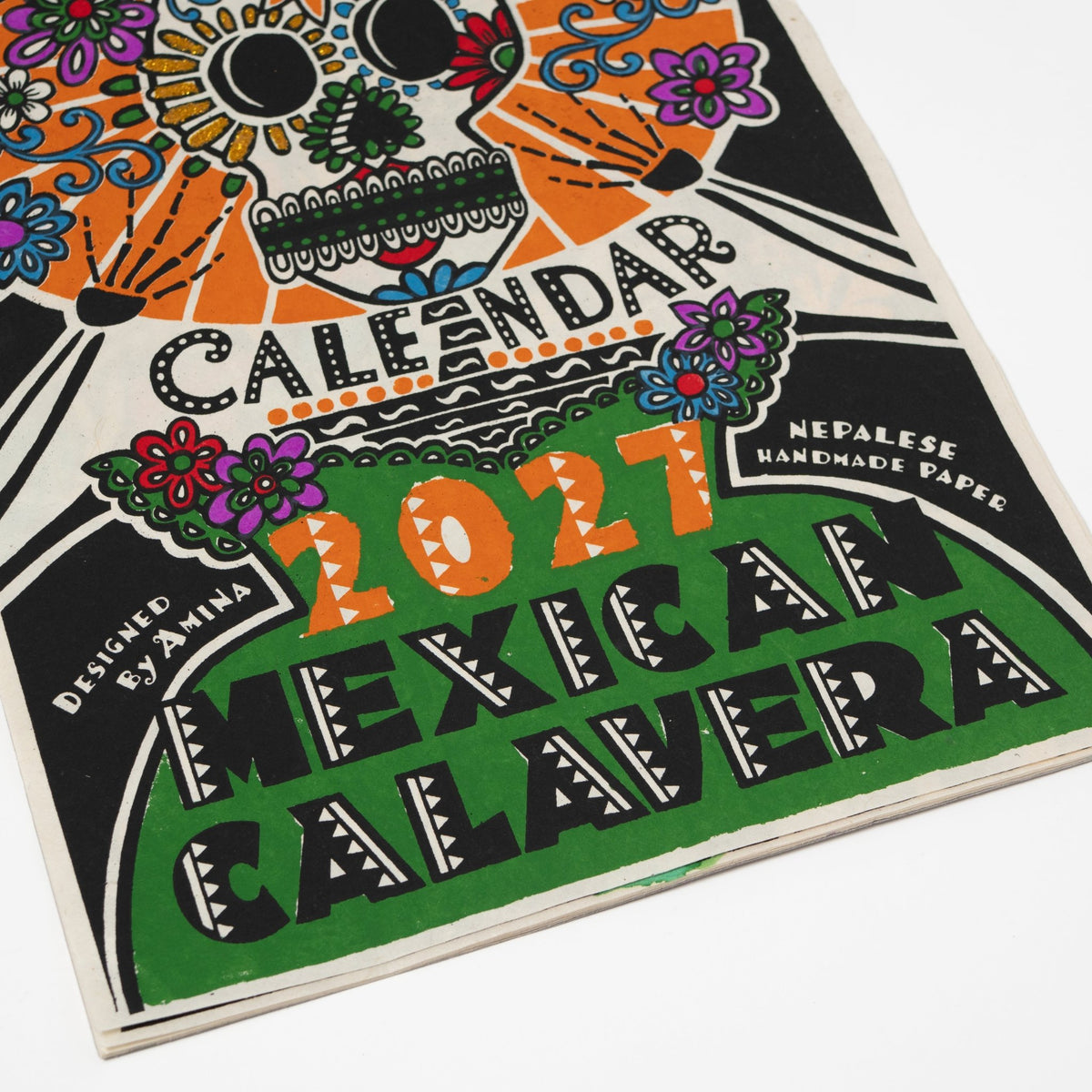 Mexican Calavera Wall Calendar 2027 / Amina Collection Co., Ltd. - bungu