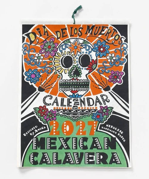 Mexican Calavera Wall Calendar 2027 / Amina Collection Co., Ltd.