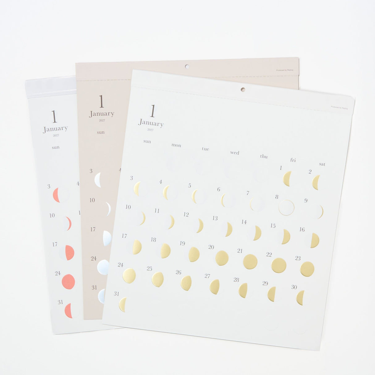 Michiru Moon Phase Wall Calendar 2027 / Replug - bungu