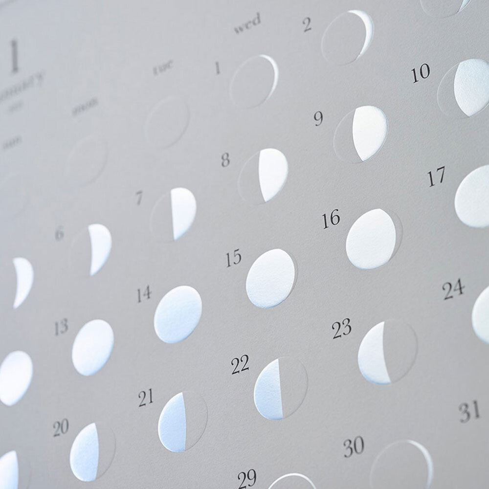 Michiru Moon Phase Wall Calendar 2027 / Replug - bungu