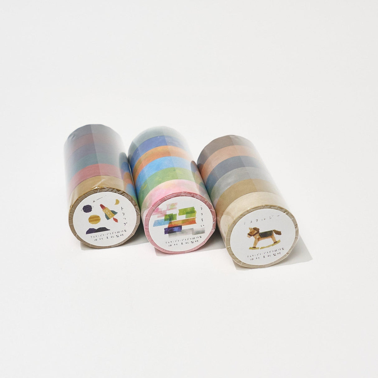 Miki Tamura Chigiri-e Masking Tape 6-Roll Set / SAIEN - bungu