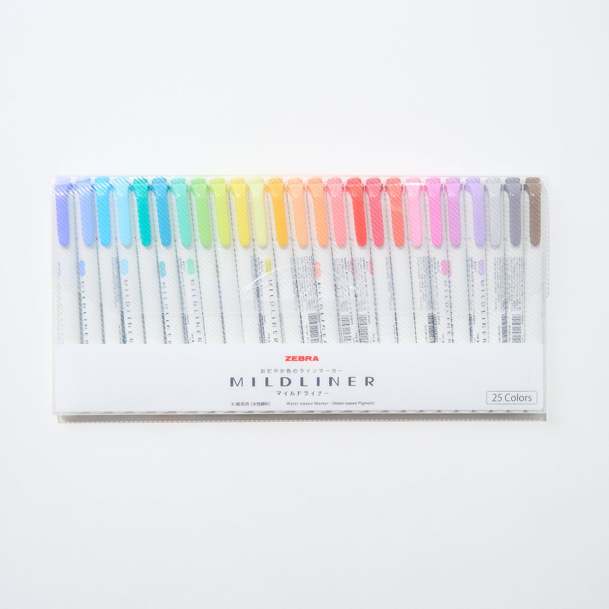 Mildliner Highlighter 25 Color Set / Zebra - bungu