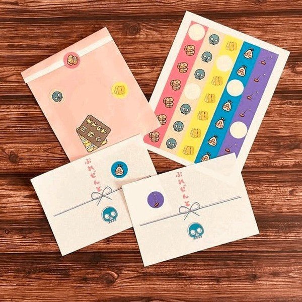 Mini Round Retro Sticker Set / Kinokosya - bungu