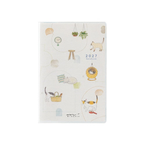 Cat Pocket Diary 2027 / MIDORI