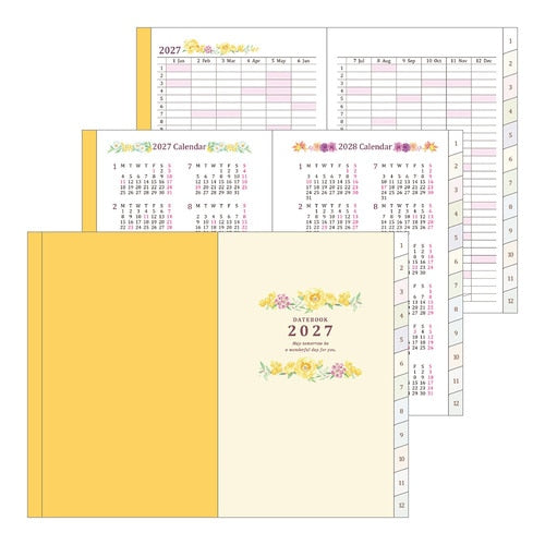 Country Time Floral Pocket Diary 2027 / MIDORI