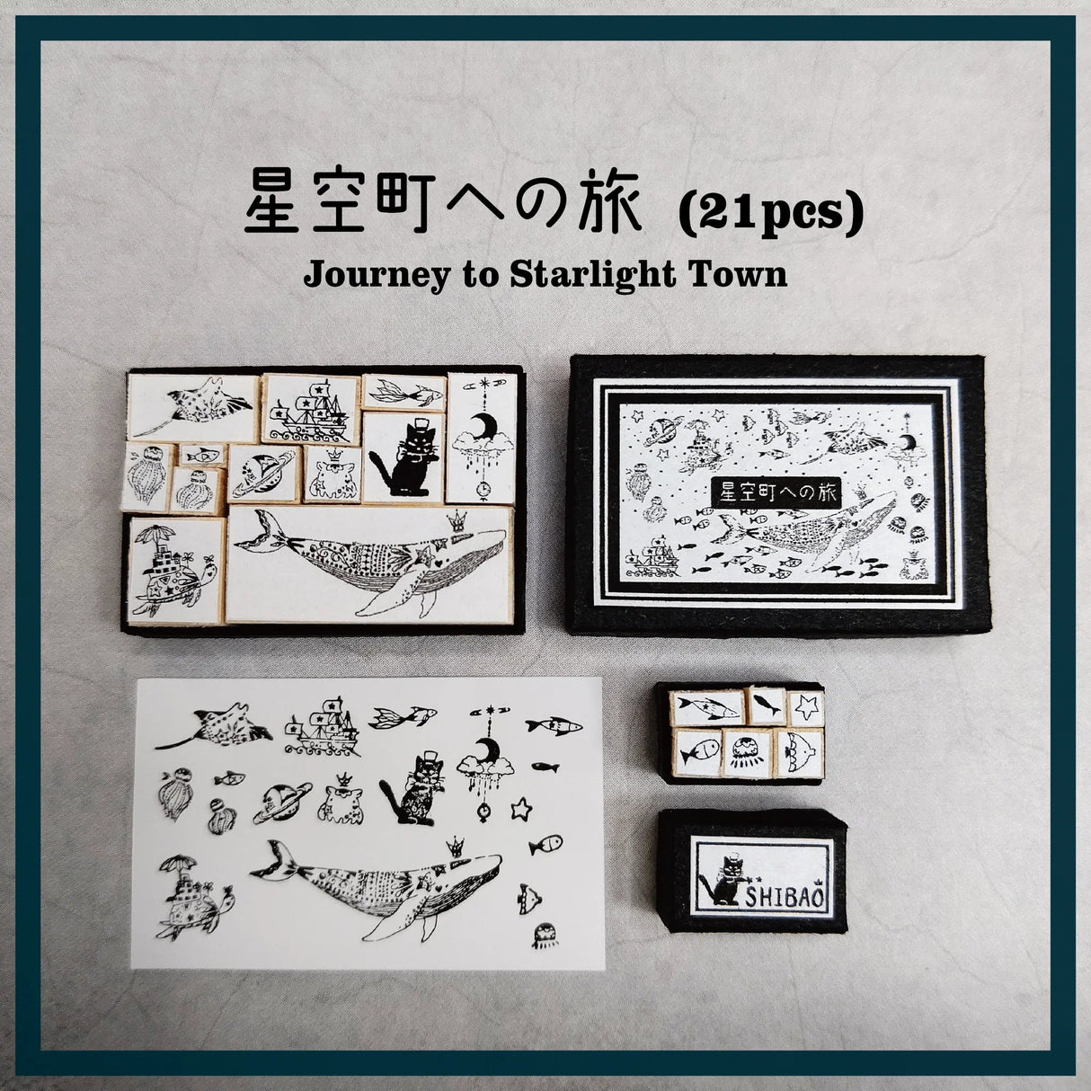 Miniature DIY Retro Stamp Kit / TOKYO NEEET - bungu