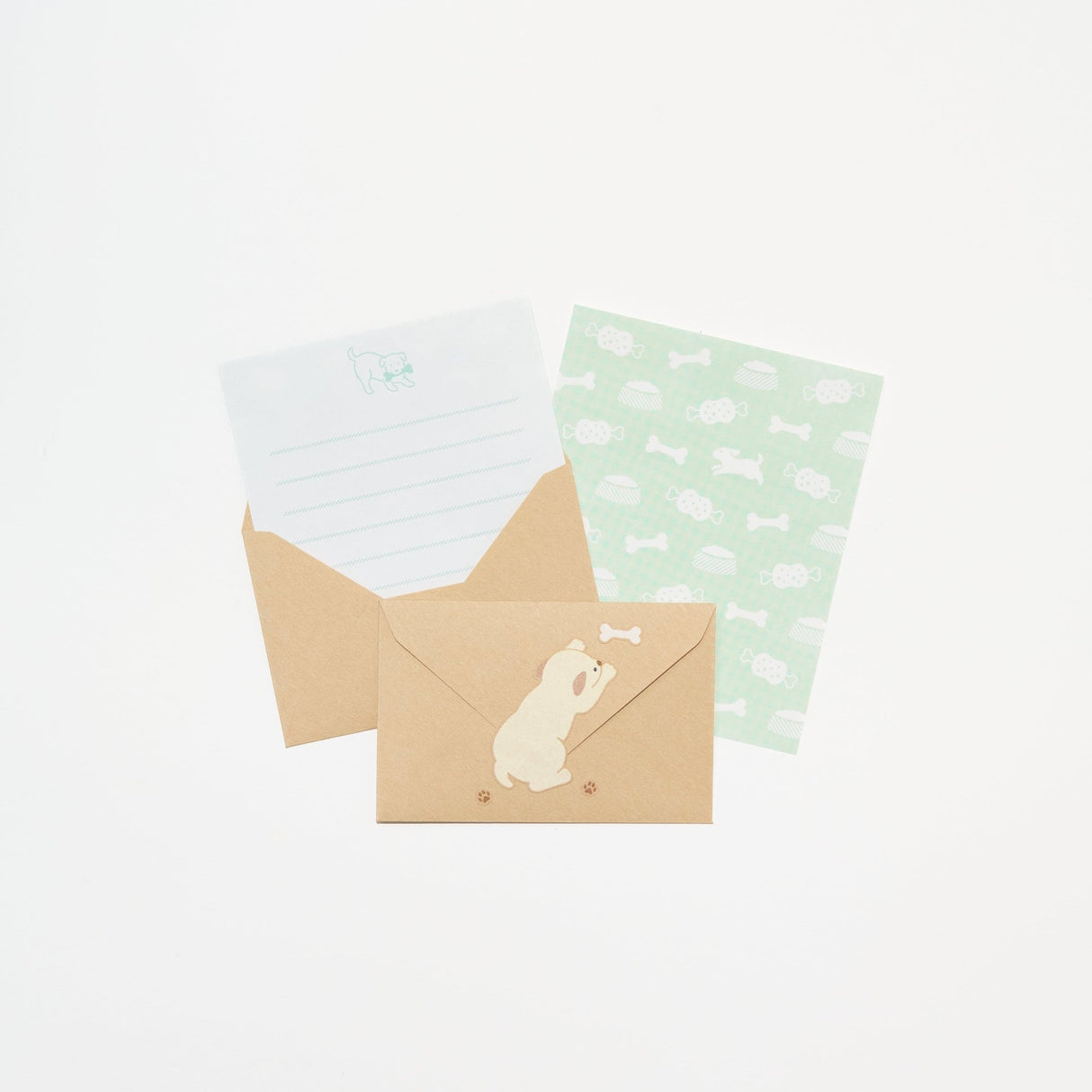 Mogu Mogu Animal Mini Letter Set / MIDORI - bungu