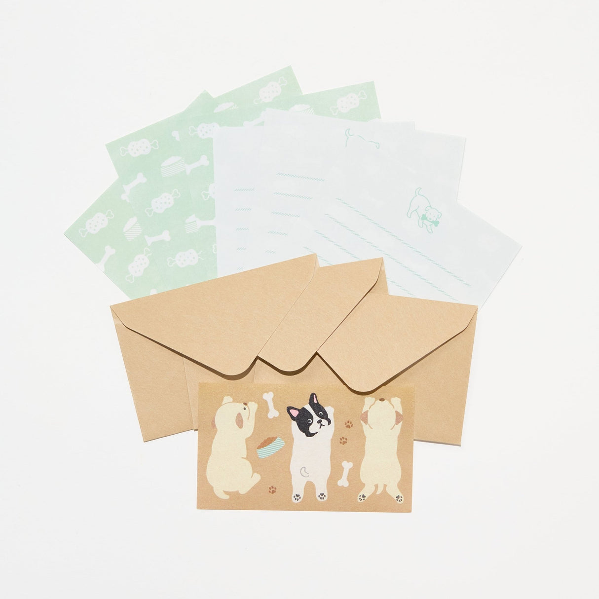 Mogu Mogu Animal Mini Letter Set / MIDORI - bungu