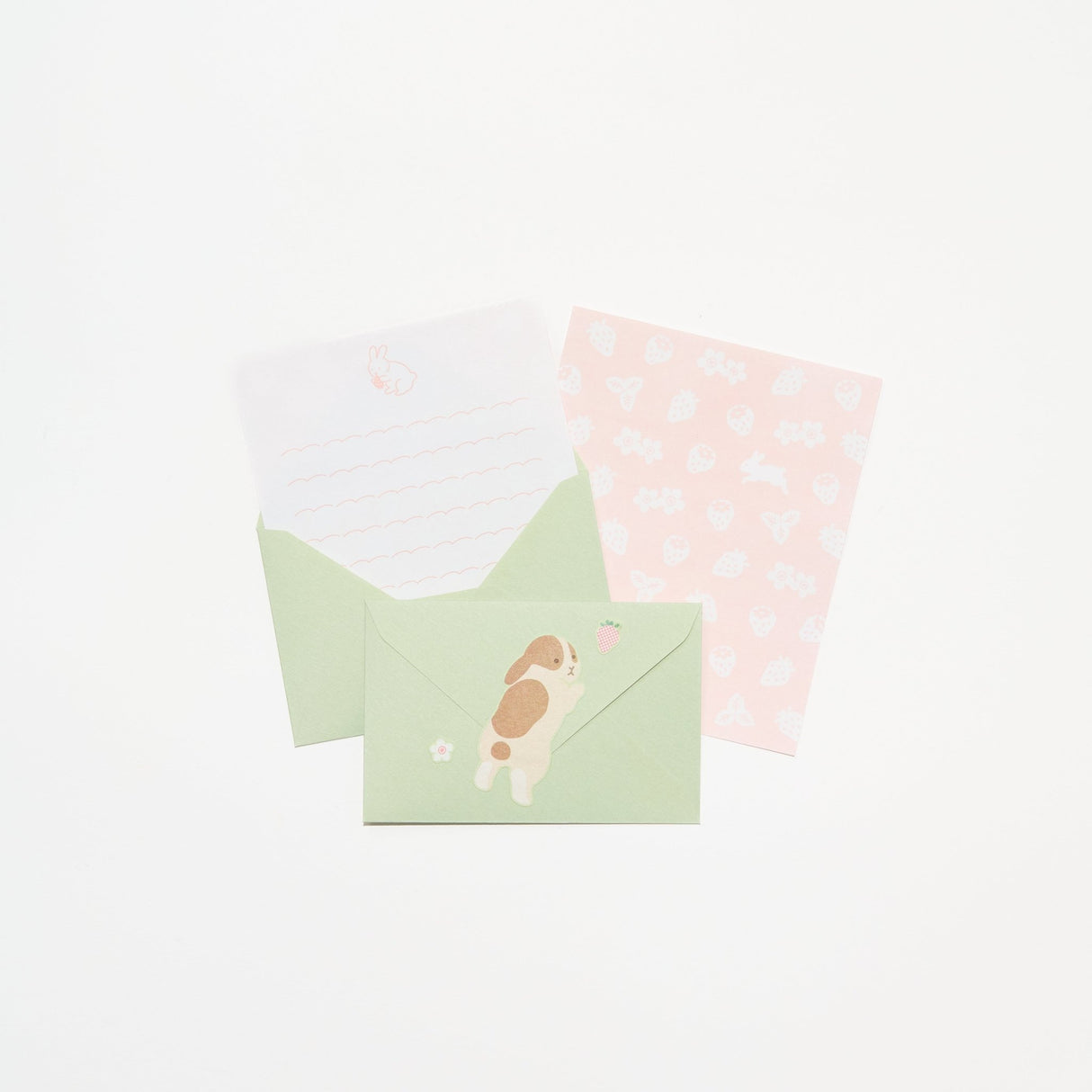 Mogu Mogu Animal Mini Letter Set / MIDORI - bungu