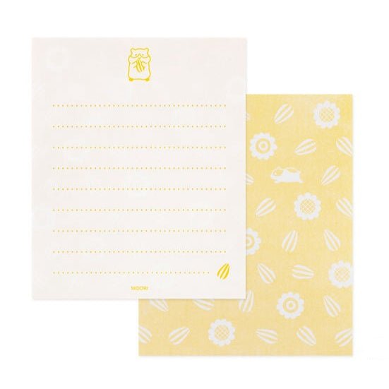 Mogu Mogu Animal Mini Letter Set / Midori DESIGNPHIL - bungu