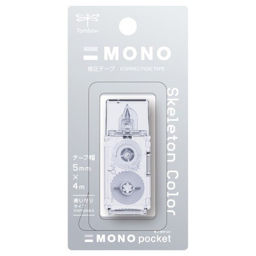 MONO Pocket Correction Tape Skeleton Color / Tombow - bungu