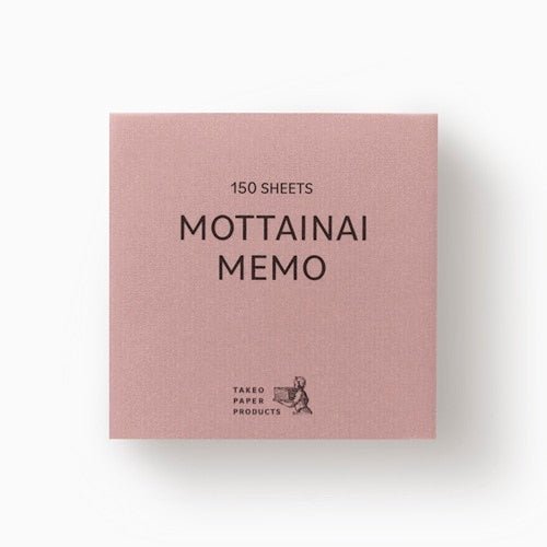 MOTTAINAI MEMO Block / TAKEO PAPER PRODUCTS - bungu