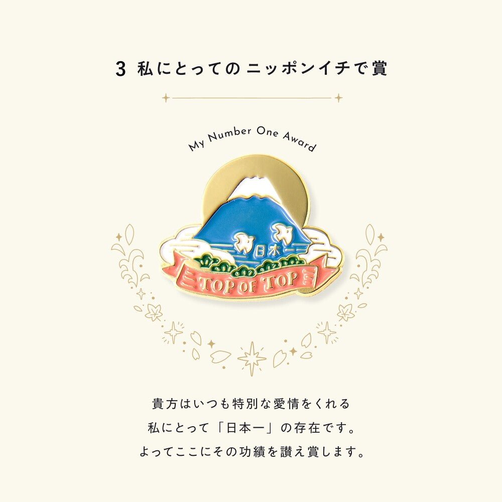 MY AWARD PiNS JAPAN Pin Badge / IROHA PUBLISHING - bungu