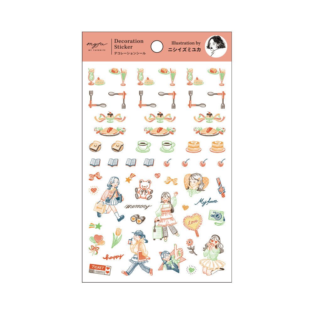 myfa Decoration Sticker Creator Collaboration / LIHIT LAB - bungu