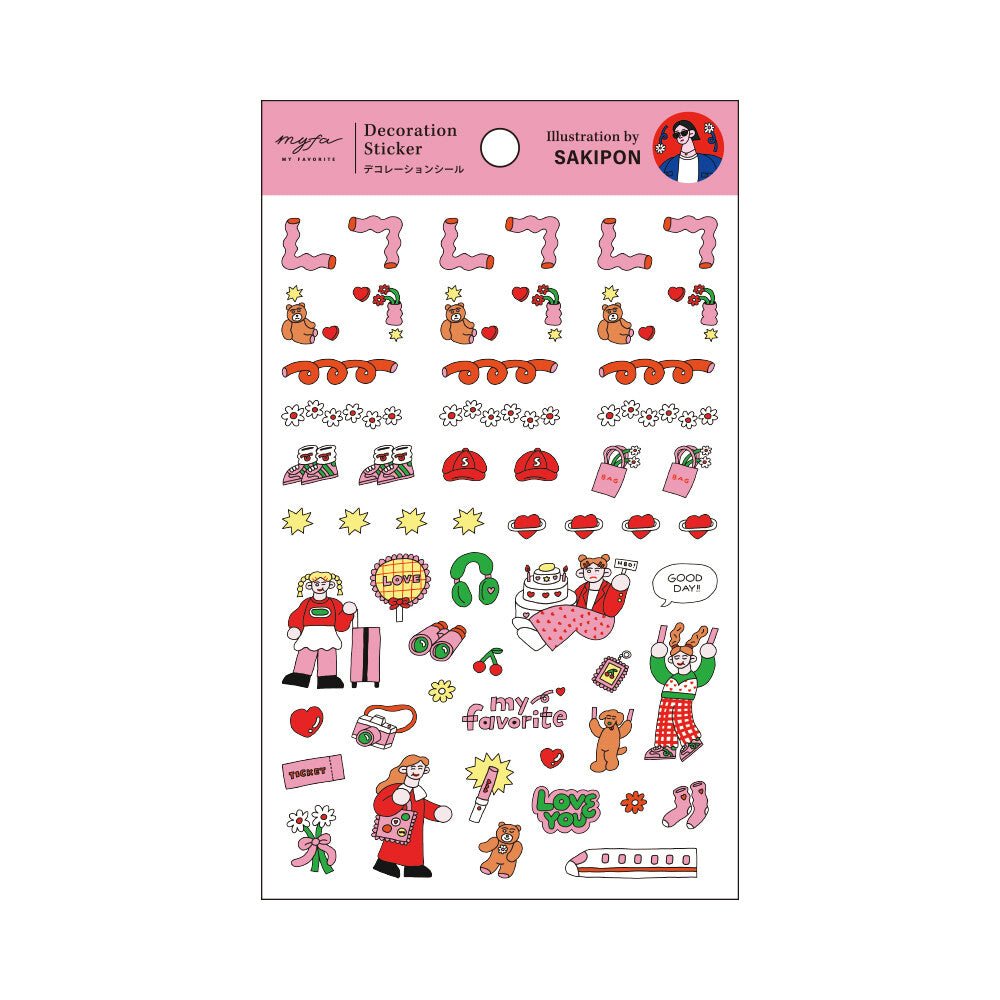 myfa Decoration Sticker Creator Collaboration / LIHIT LAB - bungu