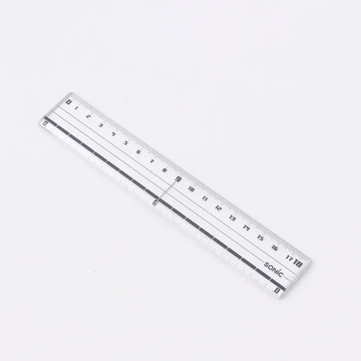 Nano Pita Straight Ruler 18cm / Sonic - bungu