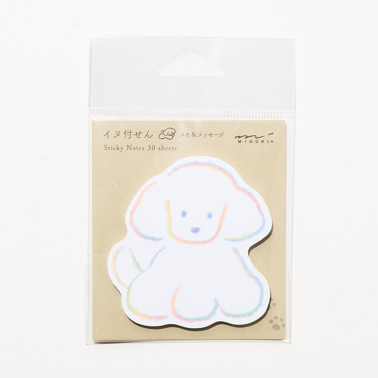 Natsumi Teraoka Dog Die - Cut Sticky Notes / Midori DESIGNPHIL - bungu