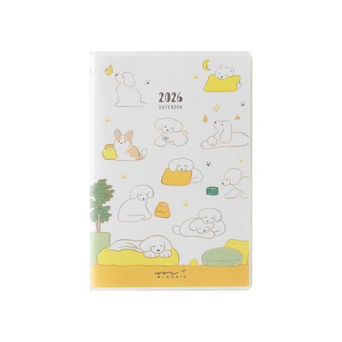 Natsumi Teraoka Puppy Pocket Diary 2026 / Midori DESIGNPHIL - bungu