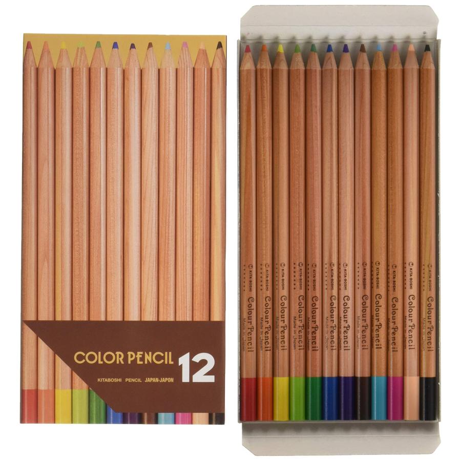 Natural Wood Color Pencils / Kita - Boshi Pencil - bungu