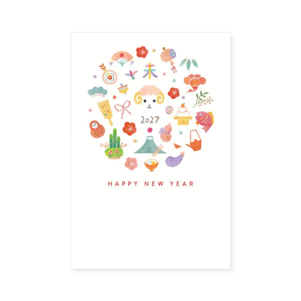 New Year's Card 2027 Year of the Goat / RYU-RYU